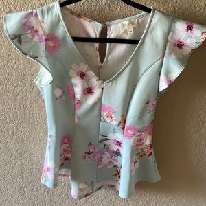 Meraki Peplum Blouse